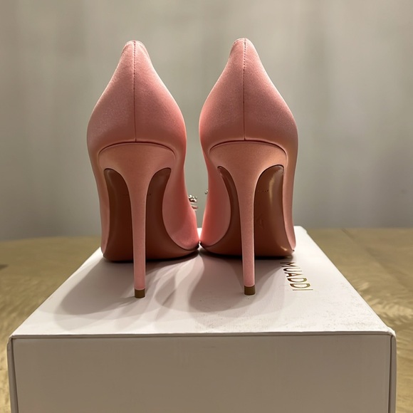 Amina Muaddi Rosie light pink pump size 39.5 excellent condition - Picture 4 of 10